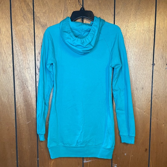 Anthem Made Kellin Quinn SWS Turquoise Blue Dress Hoodie Size Medium - Picture 4 of 5